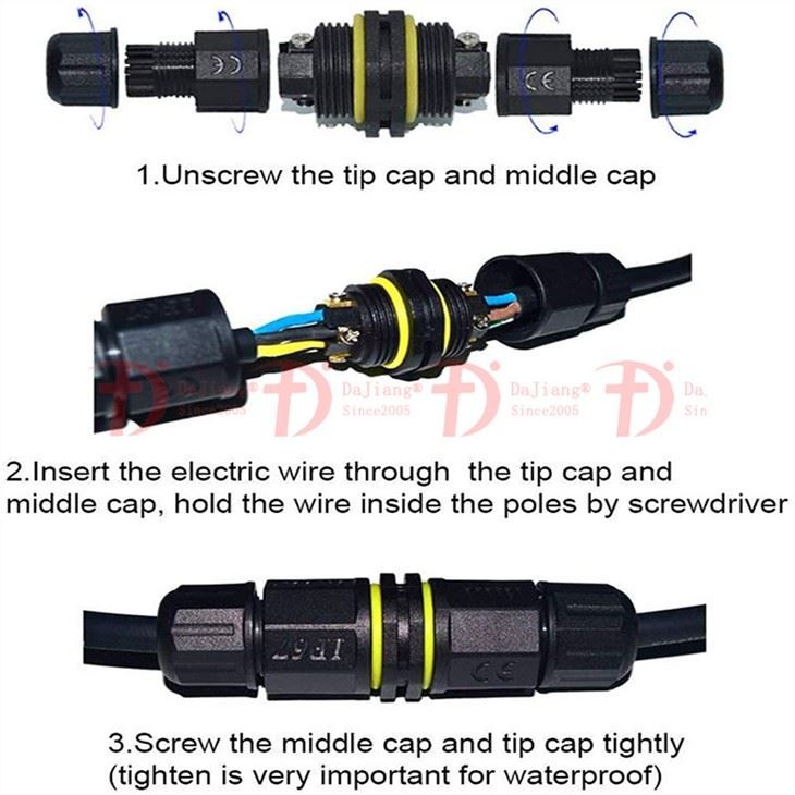Electrical Cable Connector Waterproof Terminal Block