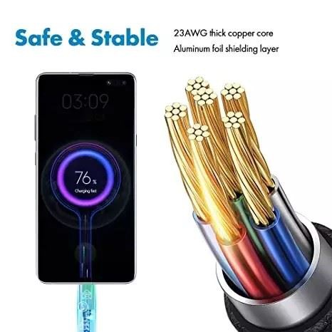 Type C Cable 3a 3.1 Quick Fast Charging Cable