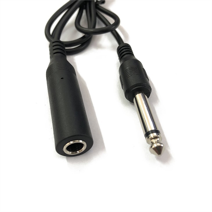 6.35mm Mono Plug Male To Female Audio Cable