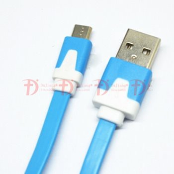 Flat Noodle Micro Usb Charger Cable