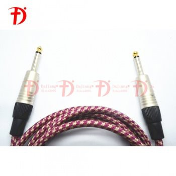 6.3mm Mono Nickel Plated Audio Cable